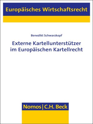 cover image of Externe Kartellunterstützer im Europäischen Kartellrecht